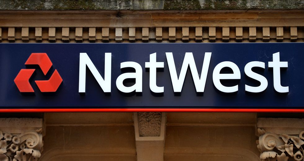 NatWest sign outside branch