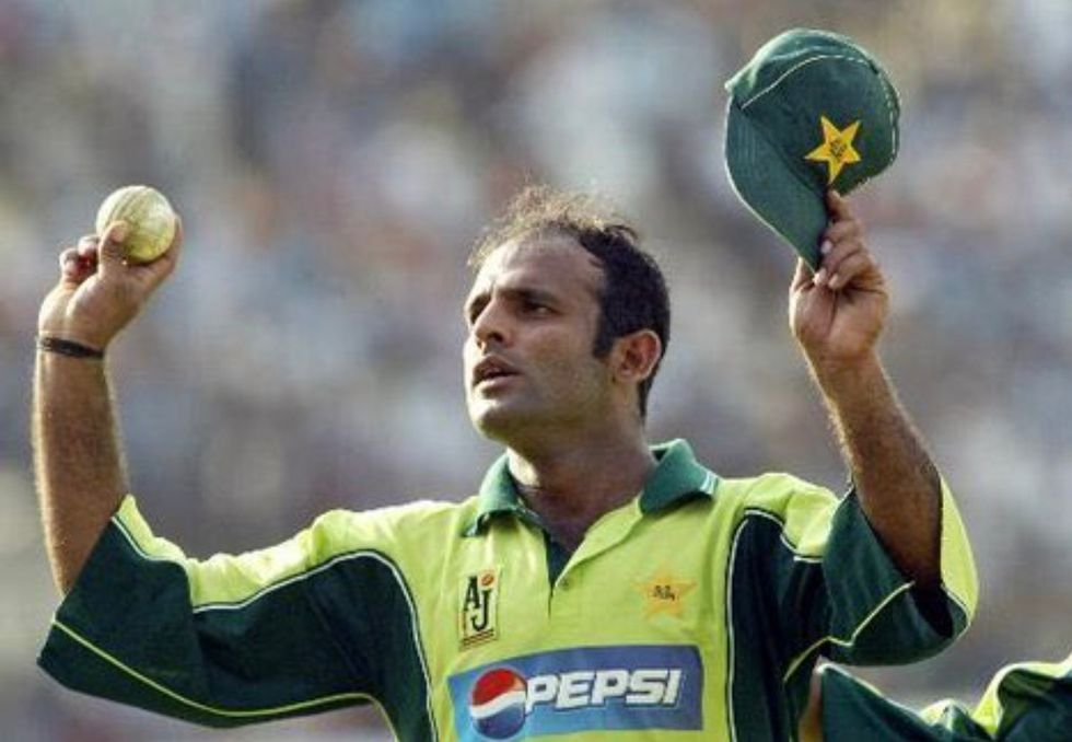 Naveed-ul-Hasan playing for Pakistan.