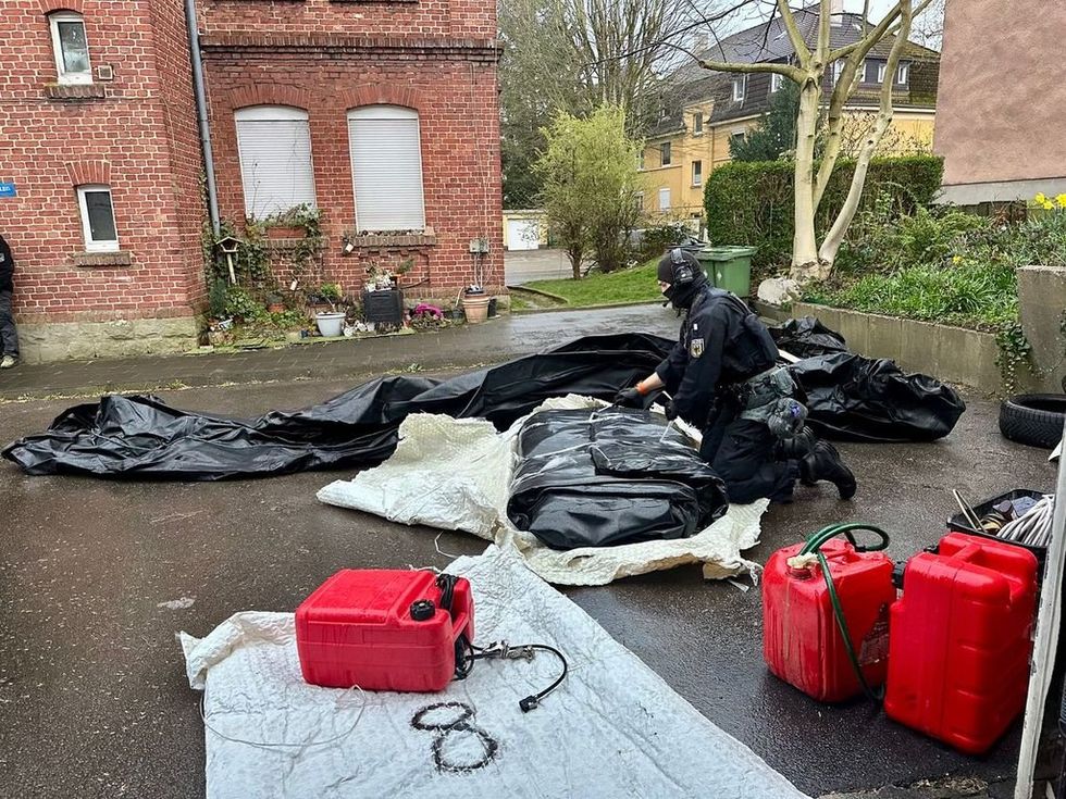 NCA and Belgian police officers in Germany