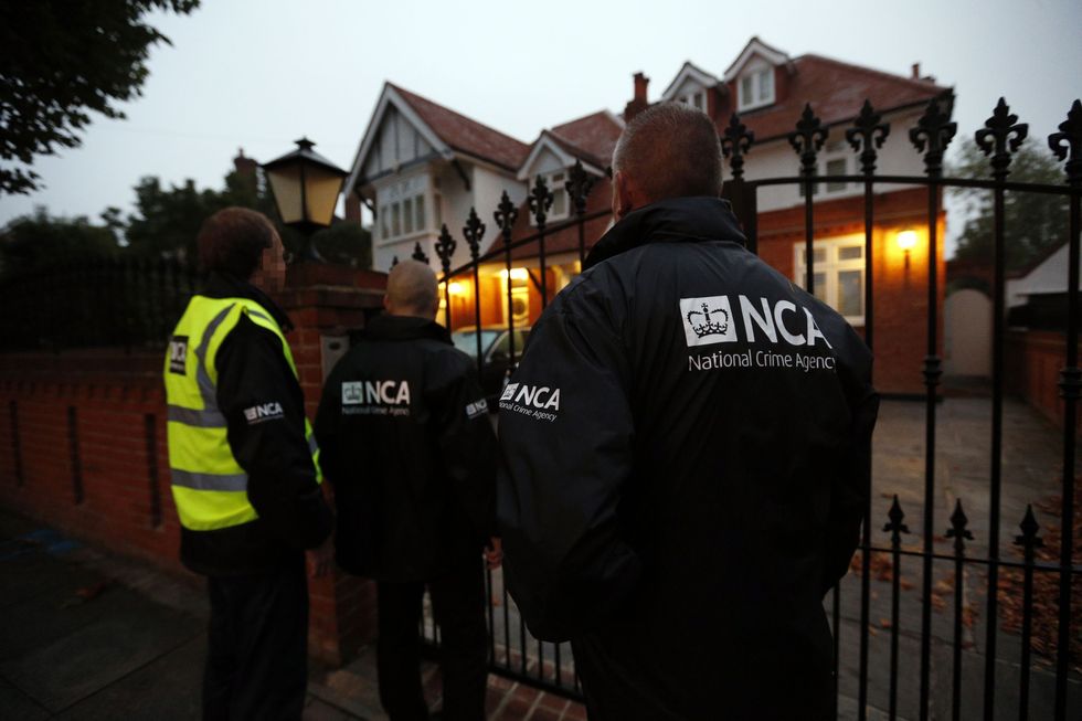 NCA officers deal with a number of illegal situations, including people trafficking