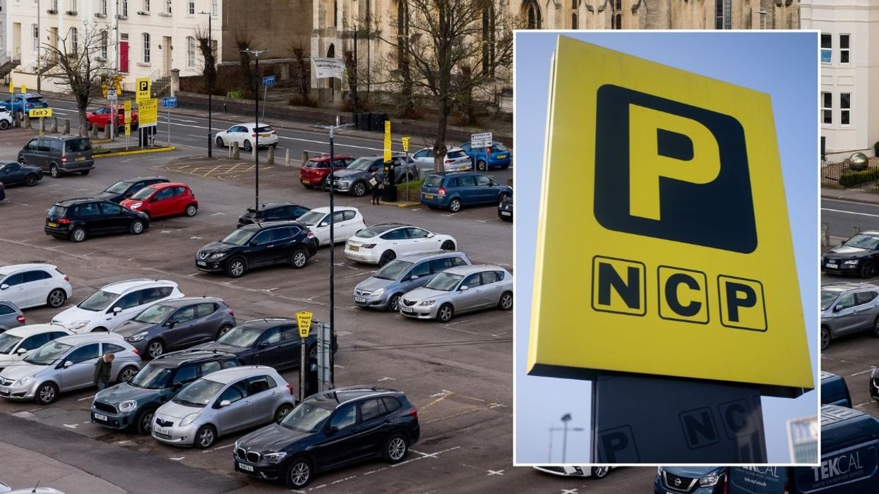 NCP car park and an NCP parking sign