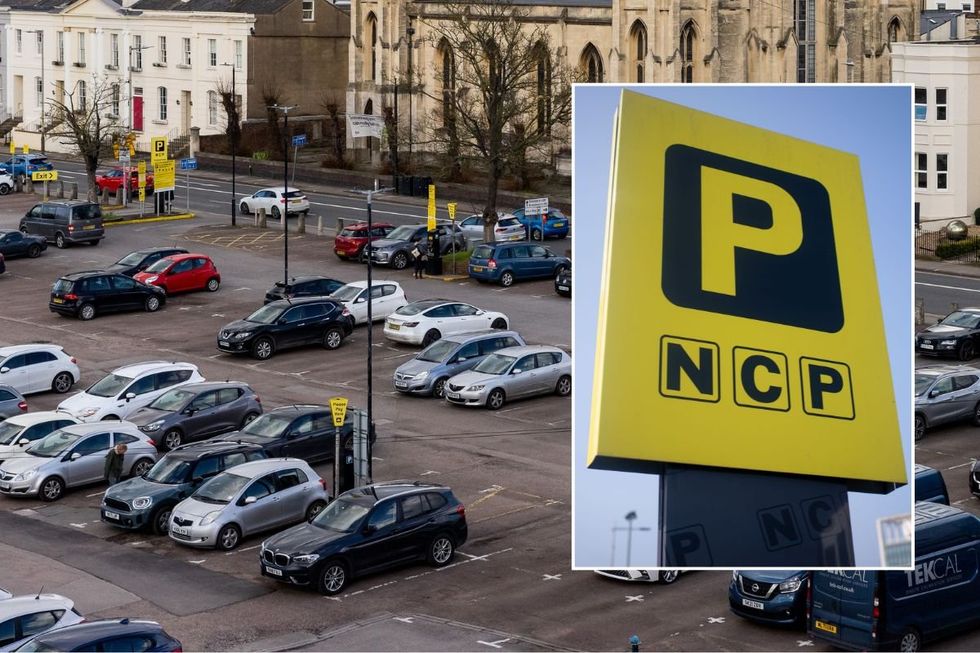 NCP car park and an NCP parking sign