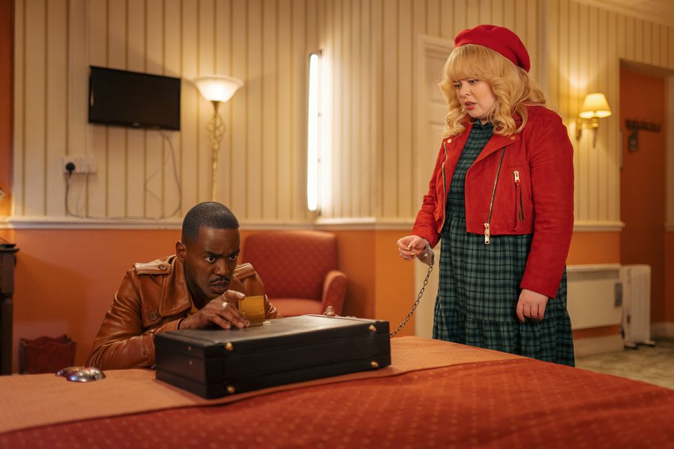 Ncuti Gatwa and Nicola Coughlan