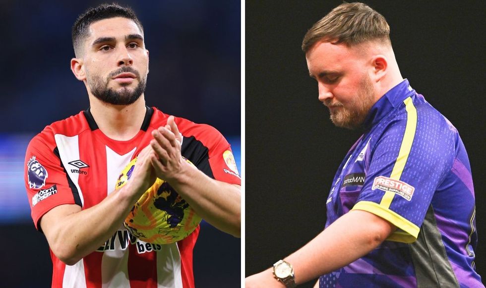 Neal Maupay and Luke Littler