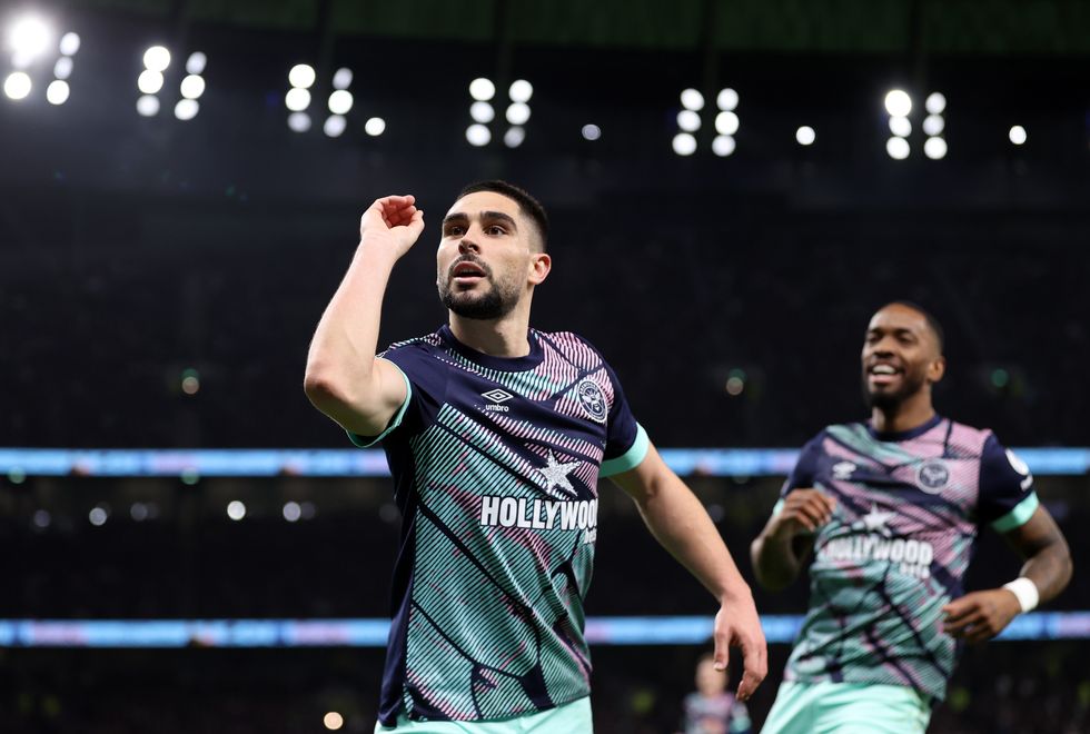 Neal Maupay caused some anger among the Tottenham players