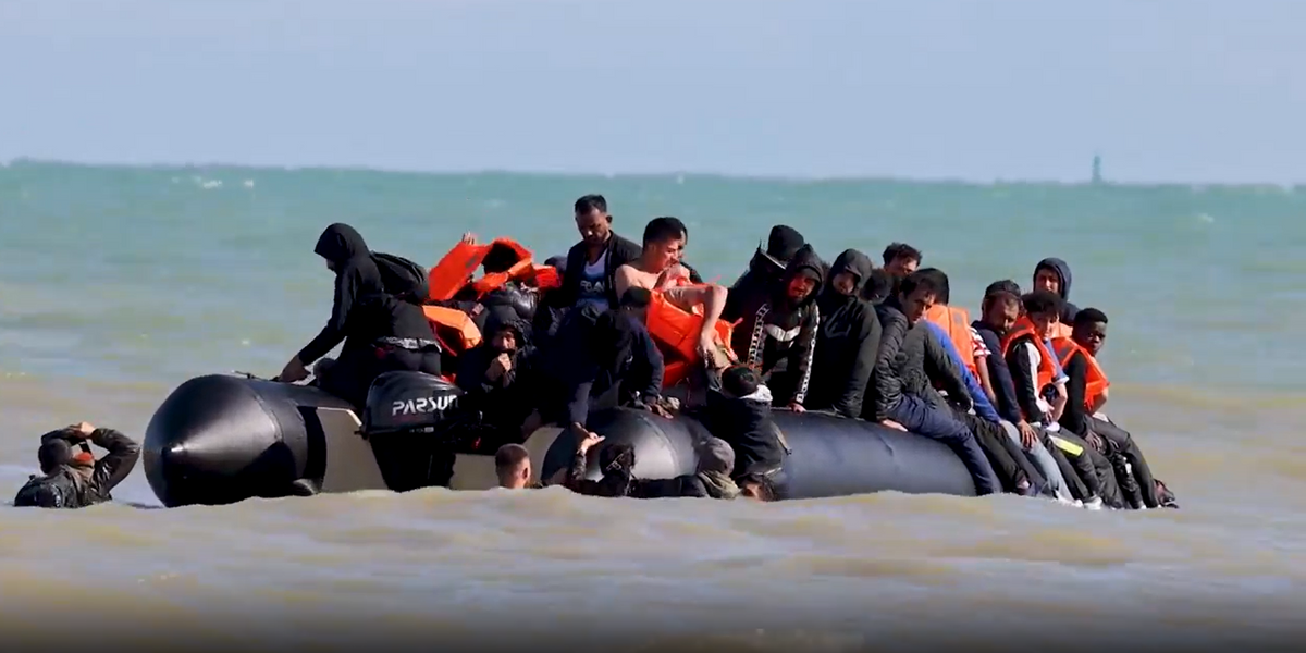 NextImg:Nearly 5,000 migrant cross Channel in small boats since Starmer's election