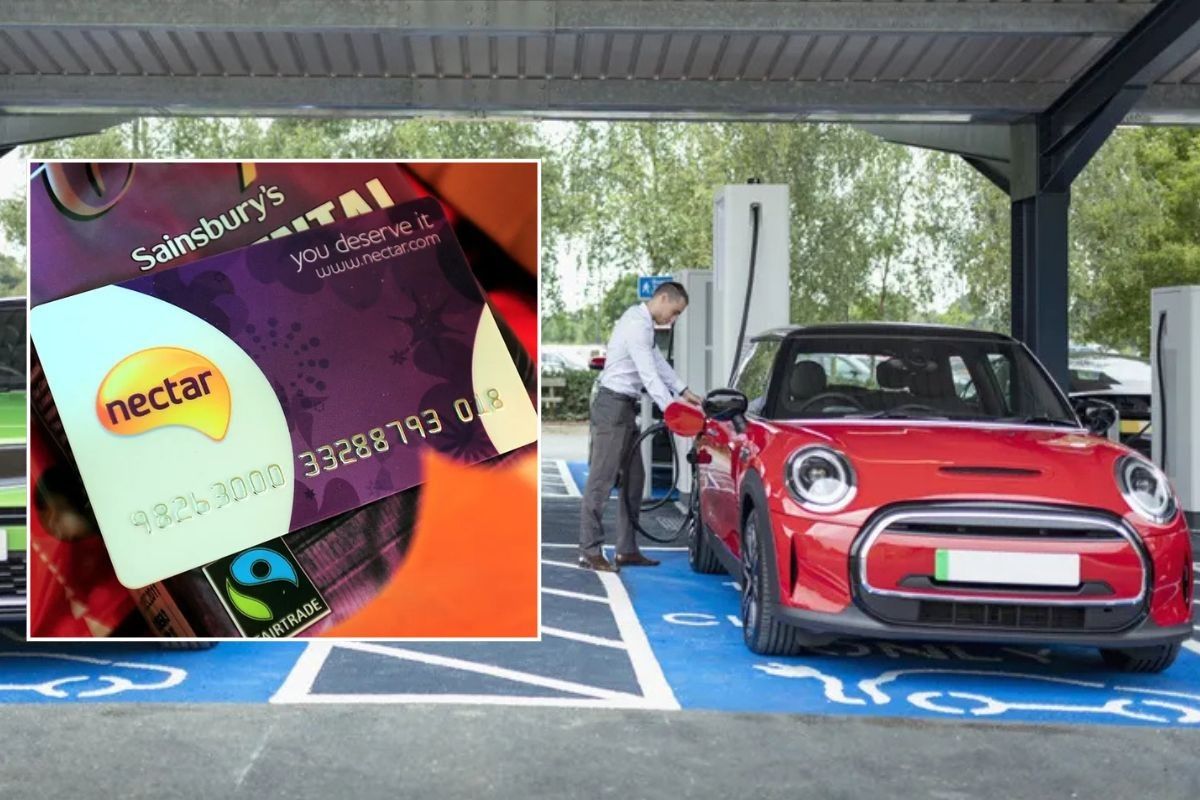 Nectar card and an electric vehicle charger