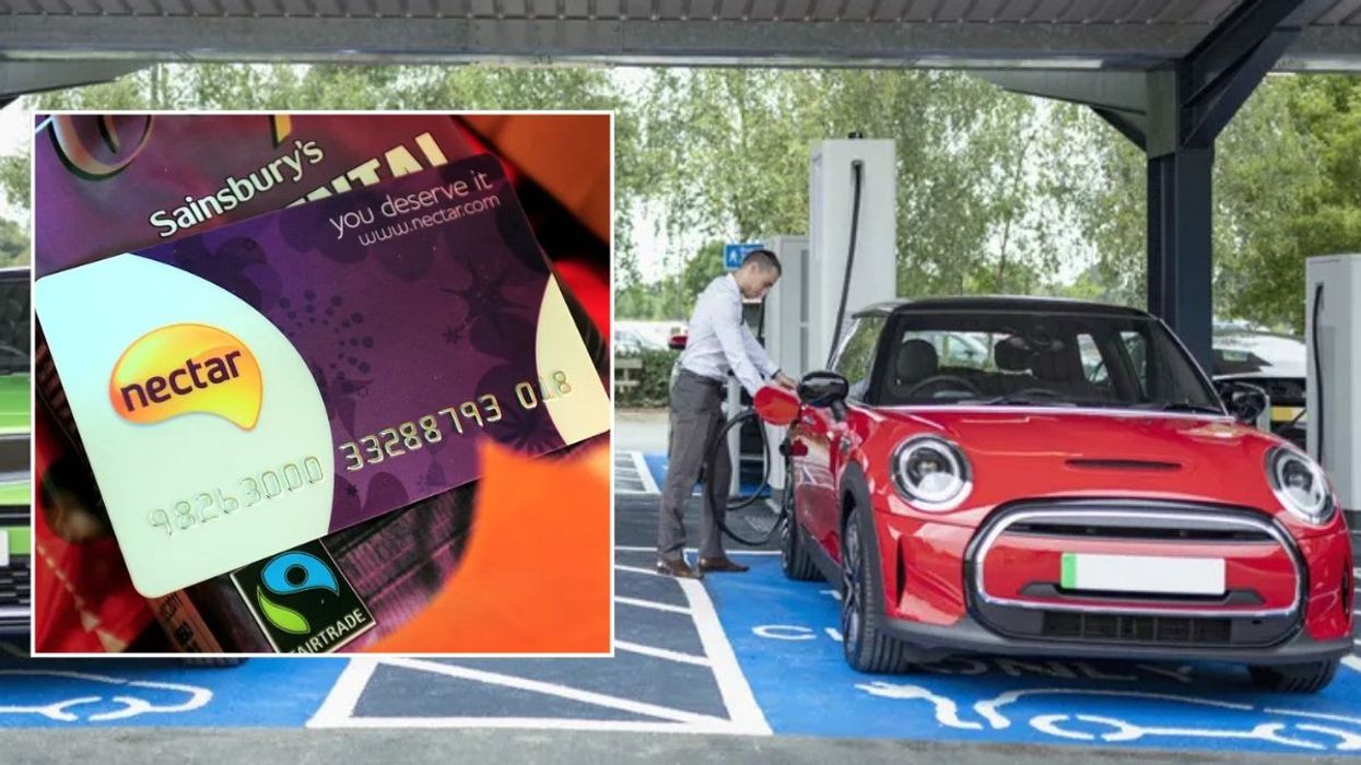Nectar card and an electric vehicle charger