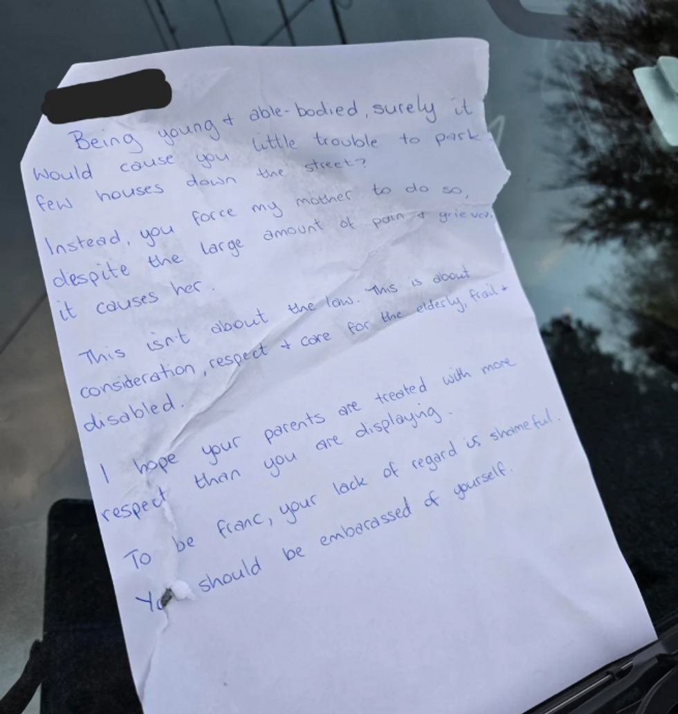 Neighbour letter