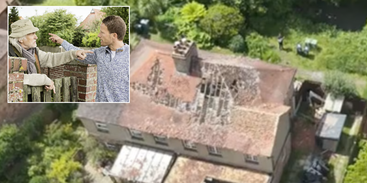 NextImg:'Britain's worst neighbour' jailed after seven-year feud culminated when he tore off homeowner's roof