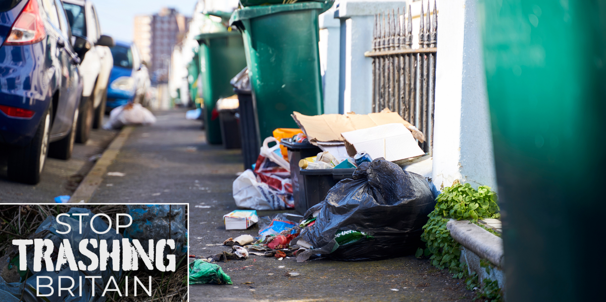 NextImg:Neighbour row boils over as family 'break into garden and steal bin' after filling their backyard with 'piles of rubbish'