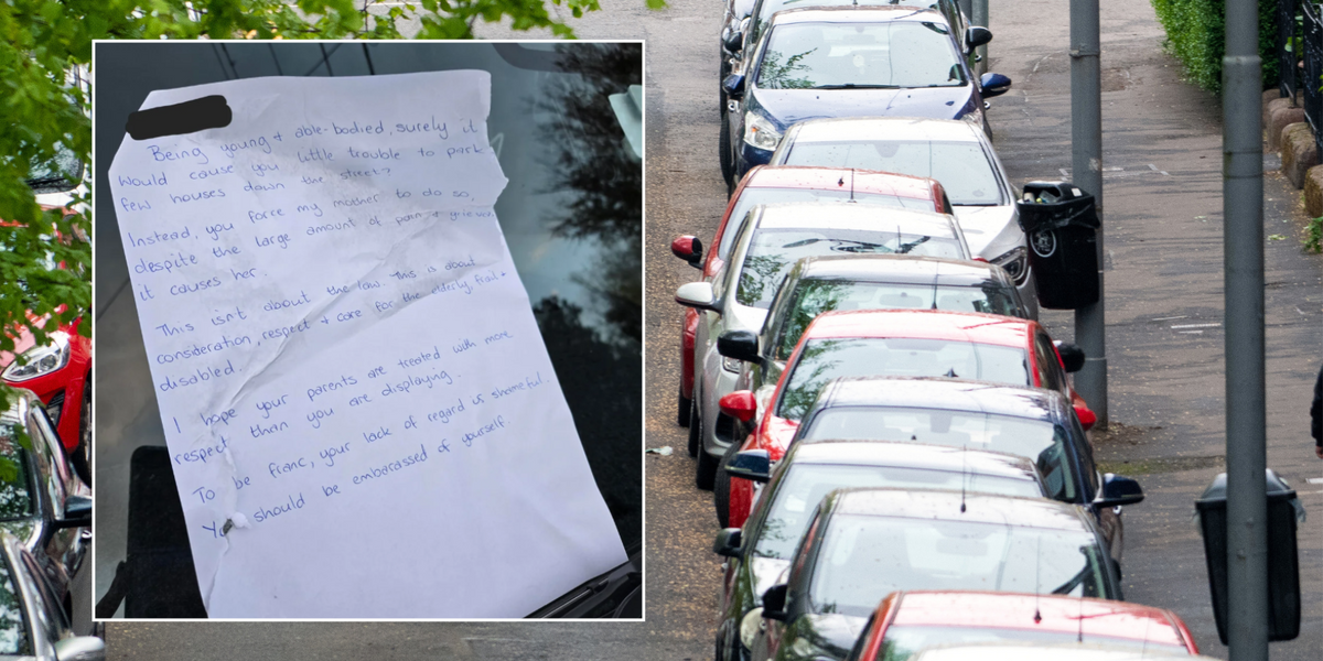 NextImg:Neighbour row erupts after 'entitled' woman constantly leaves notes on homeowner's car - 'She's the problem!'