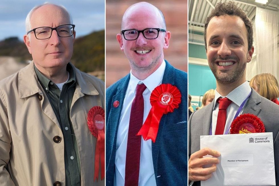 Neil Duncan-Jordan, Brian Leishman and Chris Hinchliff were fhe first three Labour MPs suspended.