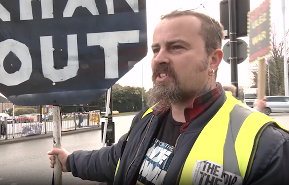 Neil Gosling, an anti-Ulez protestor