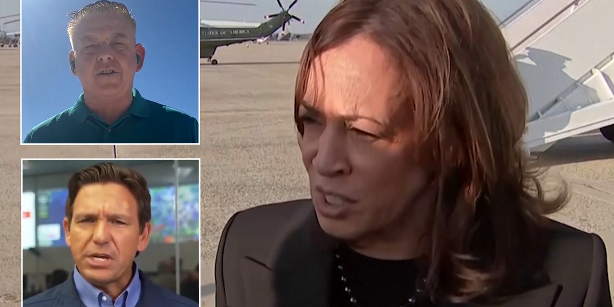 NextImg:Kamala Harris accused of ‘terrible’ Ron DeSantis move as governor grapples with devastating Hurricane Milton: 'Blew up in her FACE!'