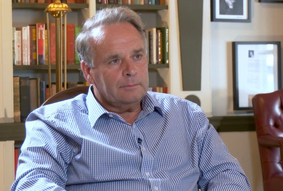 Neil Parish speaking to Darren McCaffrey