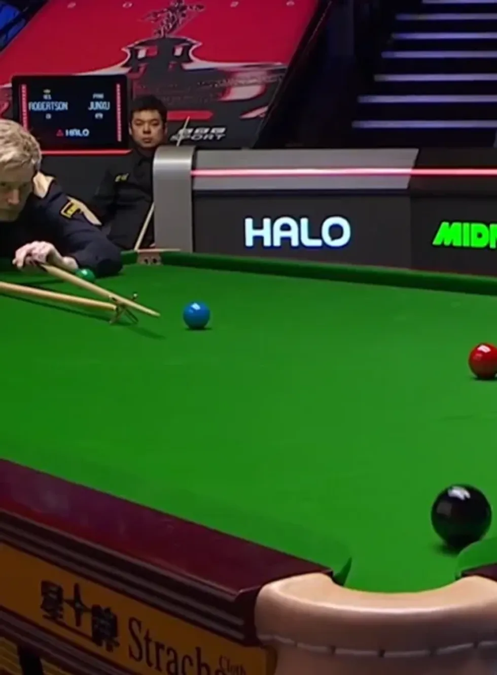 Neil Robertson pictured in action at this year's World Snooker Championship