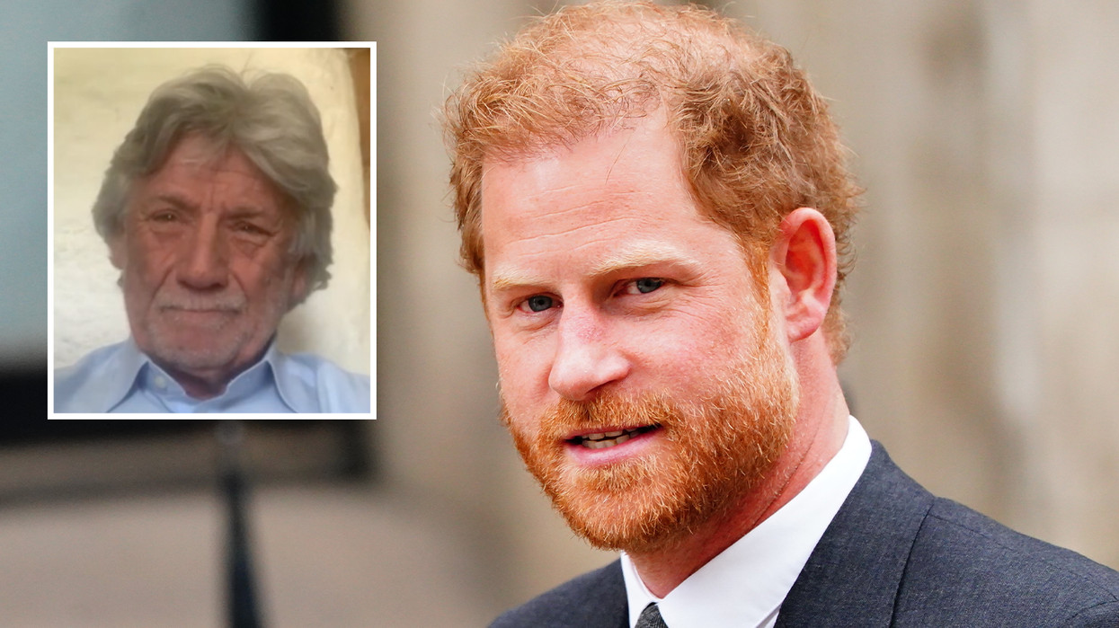 Neil Wallis (left) and Prince Harry (right)