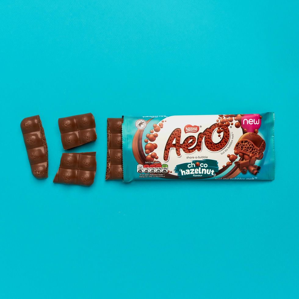 Nestl\u00e9 Aero Choco-Hazelnut