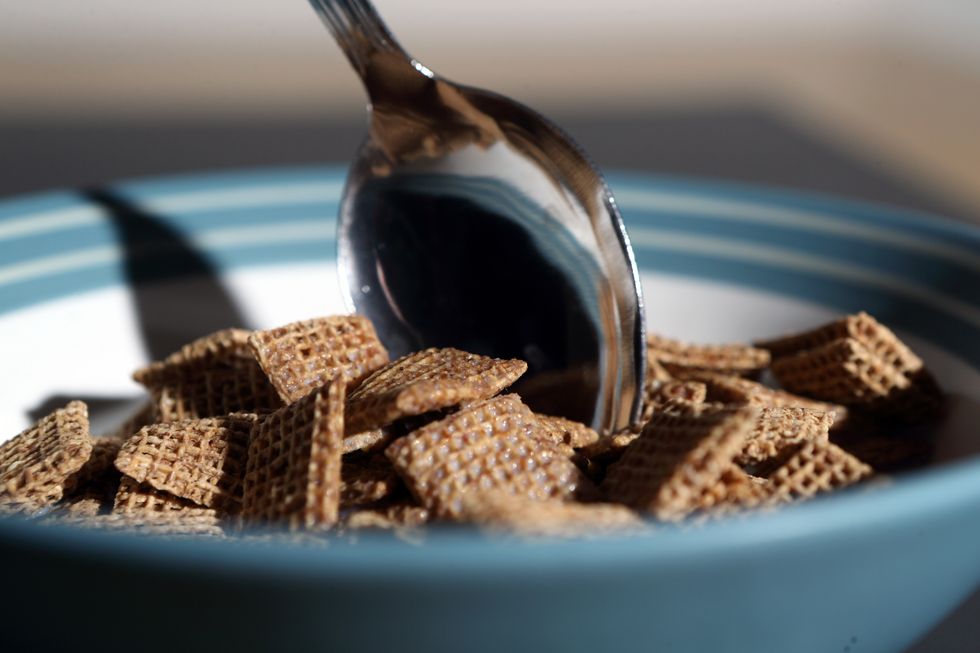Nestle Shreddies in a bowl