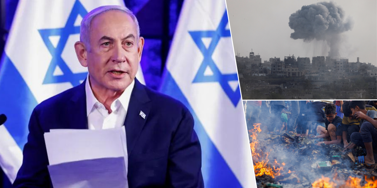 NextImg:Israeli strike on Gaza camp 'burns civilians alive' as Netanyahu admits 'tragic mistake'