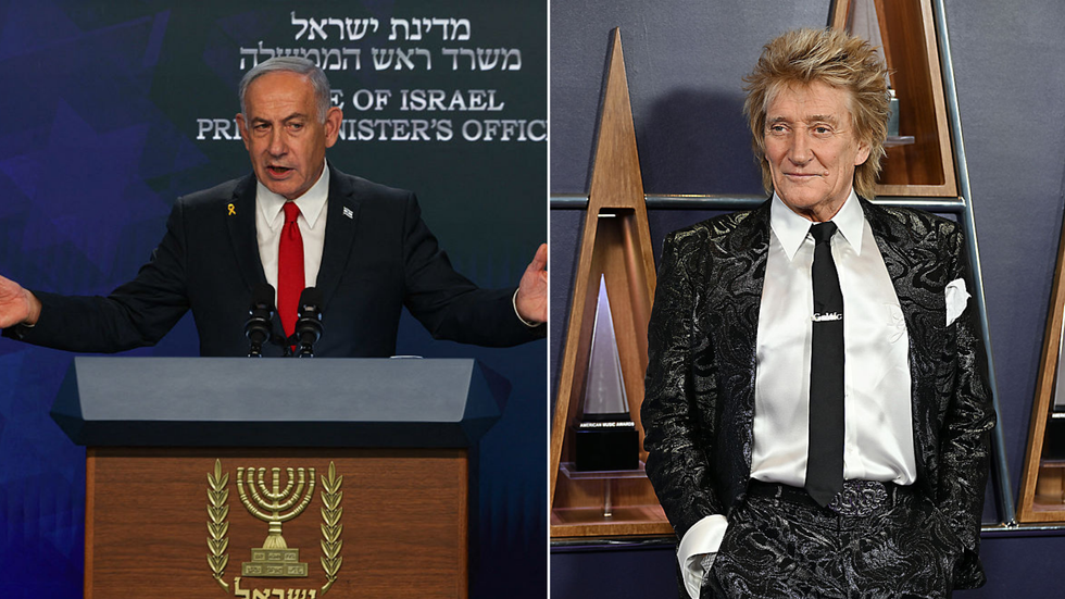 Netanyahu / Rod Stewart