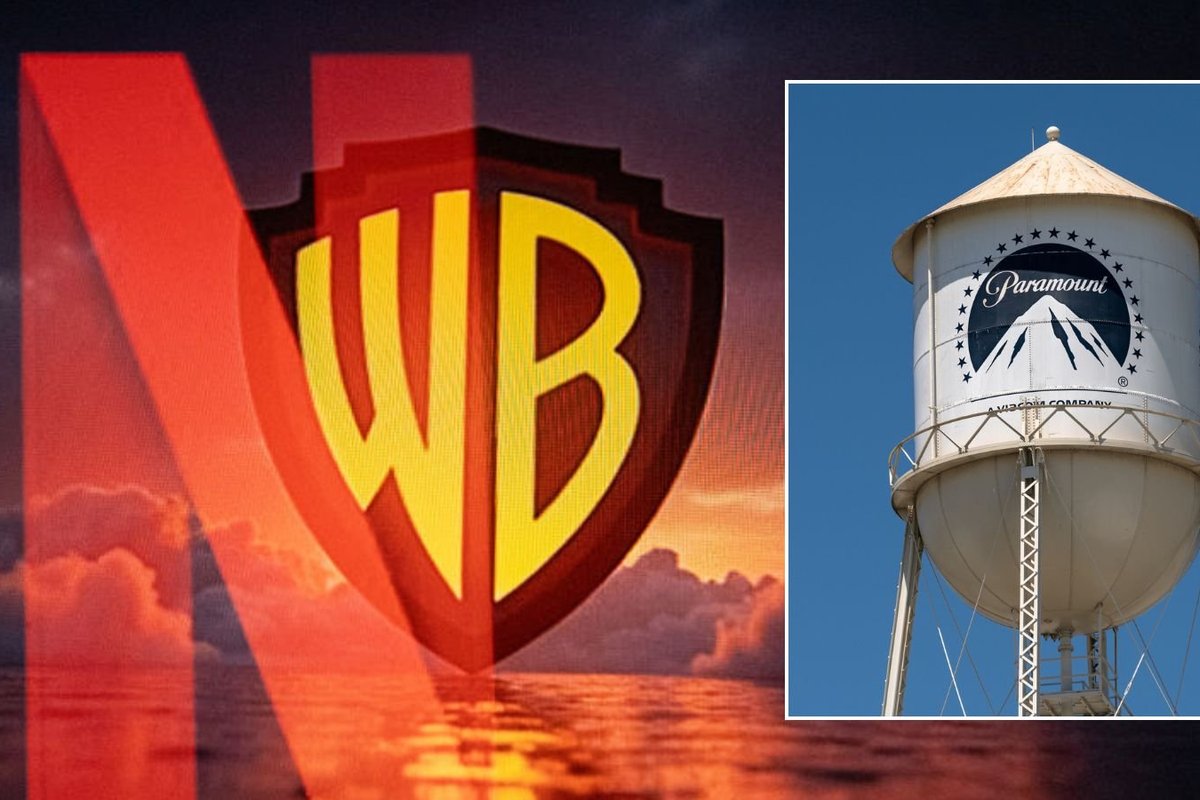 Netflix, Warner Bros., and Paramount logos