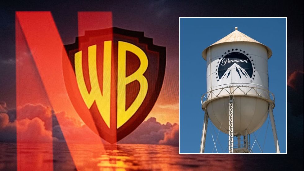Netflix, Warner Bros., and Paramount logos