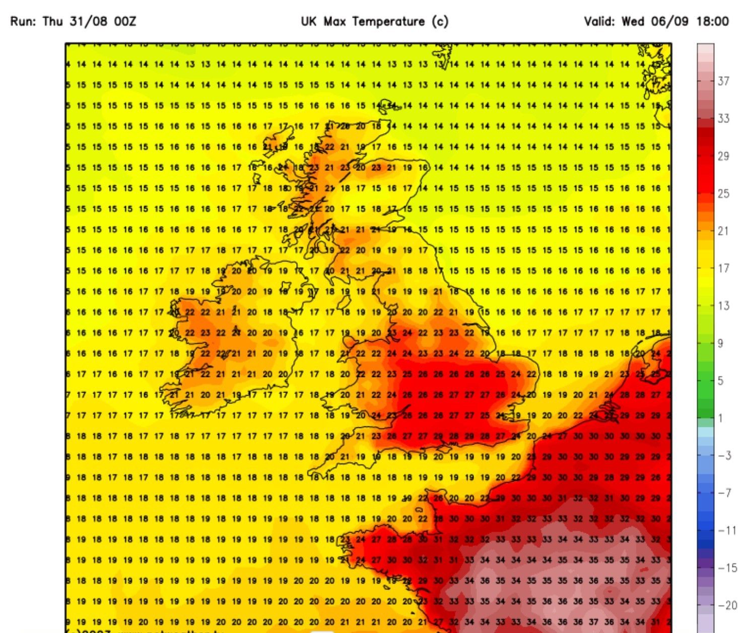 Netweather map September 06