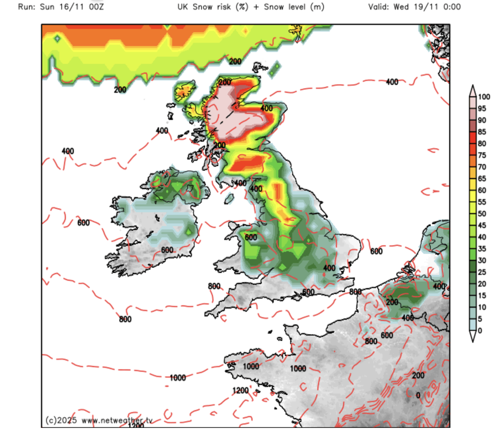 UK weather: Arctic cold snap to plunge Britain as low as -10C with ice and snow to give ‘first taste of winter’