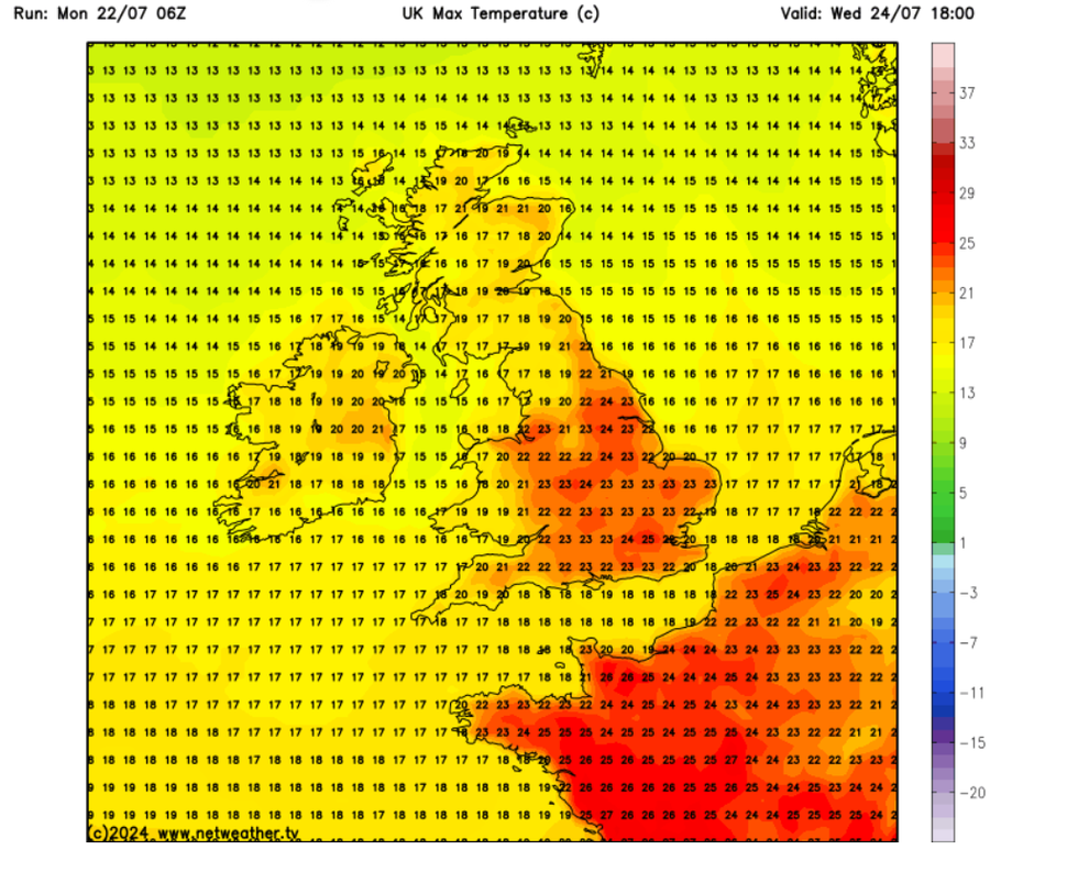 NetWeather map
