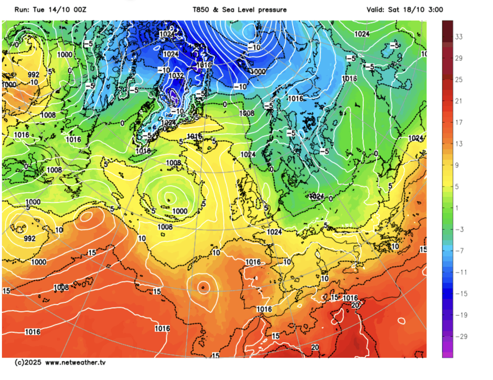Netweather map