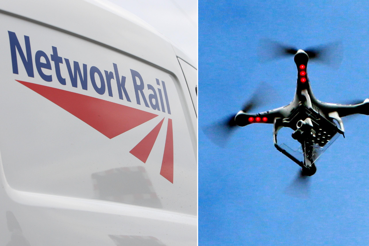 Network Rail logo/Drone
