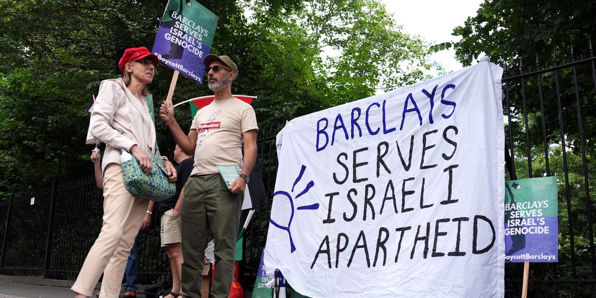 NextImg:Pro-Palestine protesters threaten to disrupt one of London’s biggest Christmas events over Barclays sponsorship