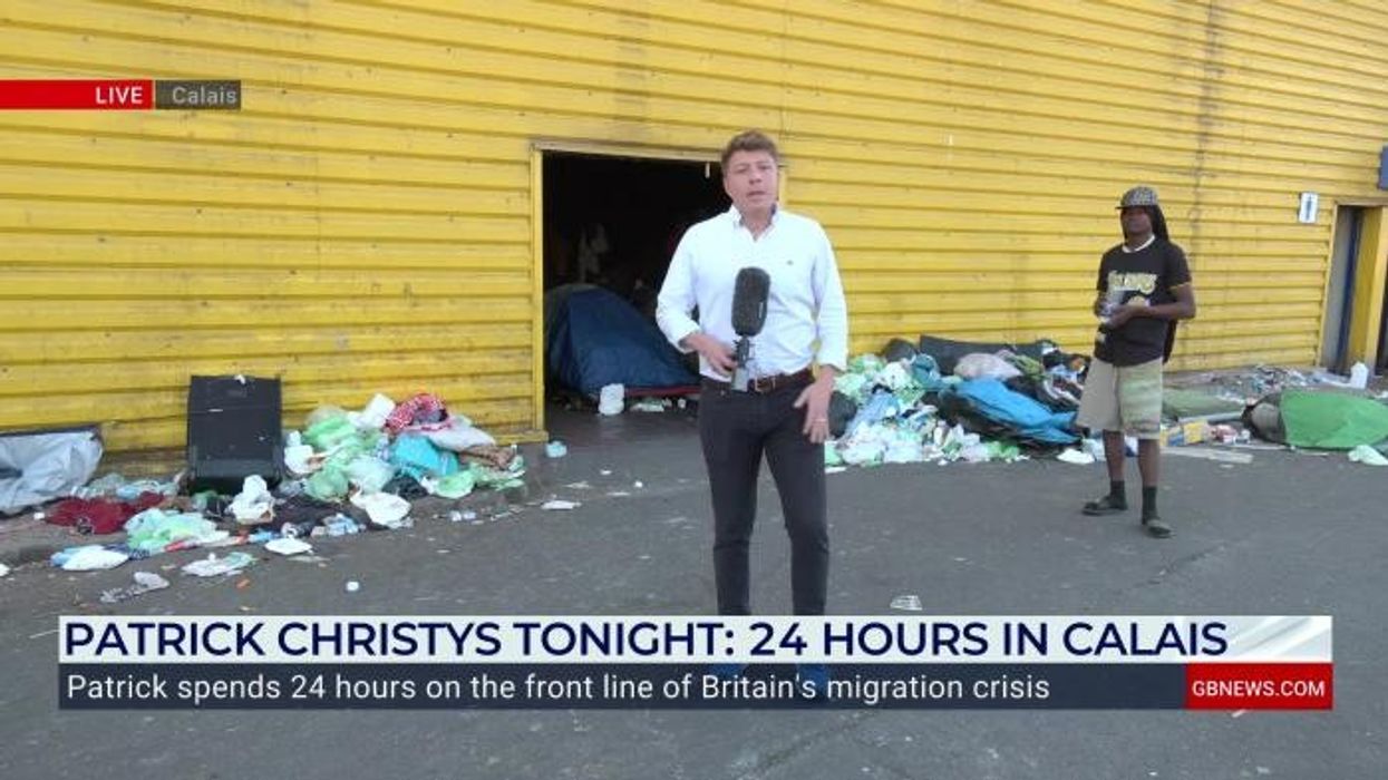 WATCH: Shocking moment Patrick Christys visits Calais warehouse full of migrants as they set sights firmly on Britain