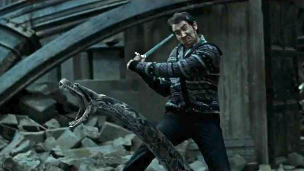 Neville Longbottom with sword