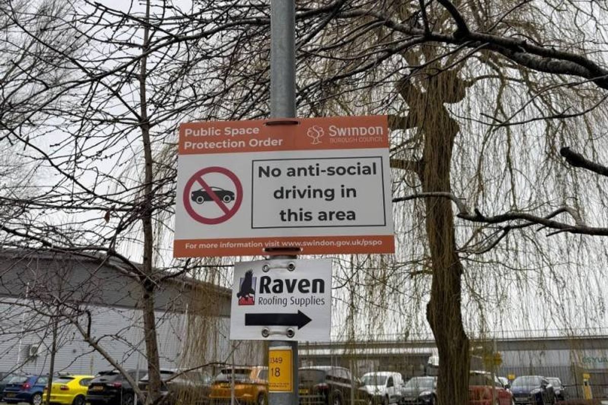 New anti-social driving sign