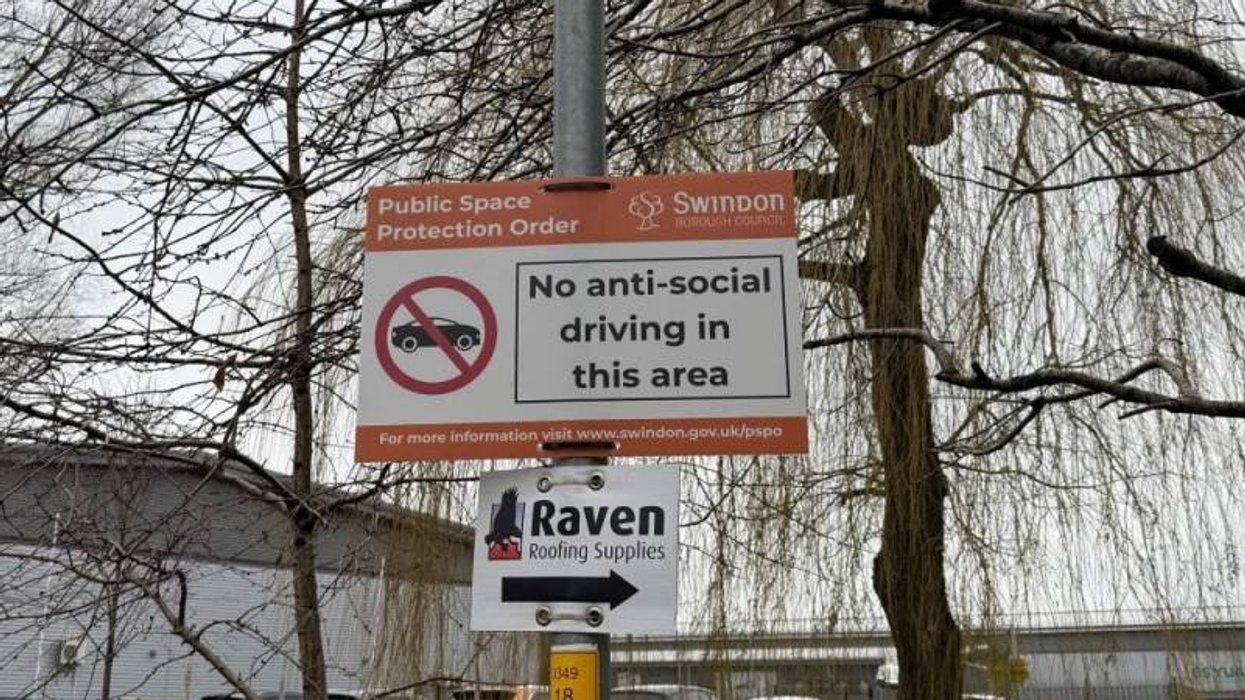 New anti-social driving sign
