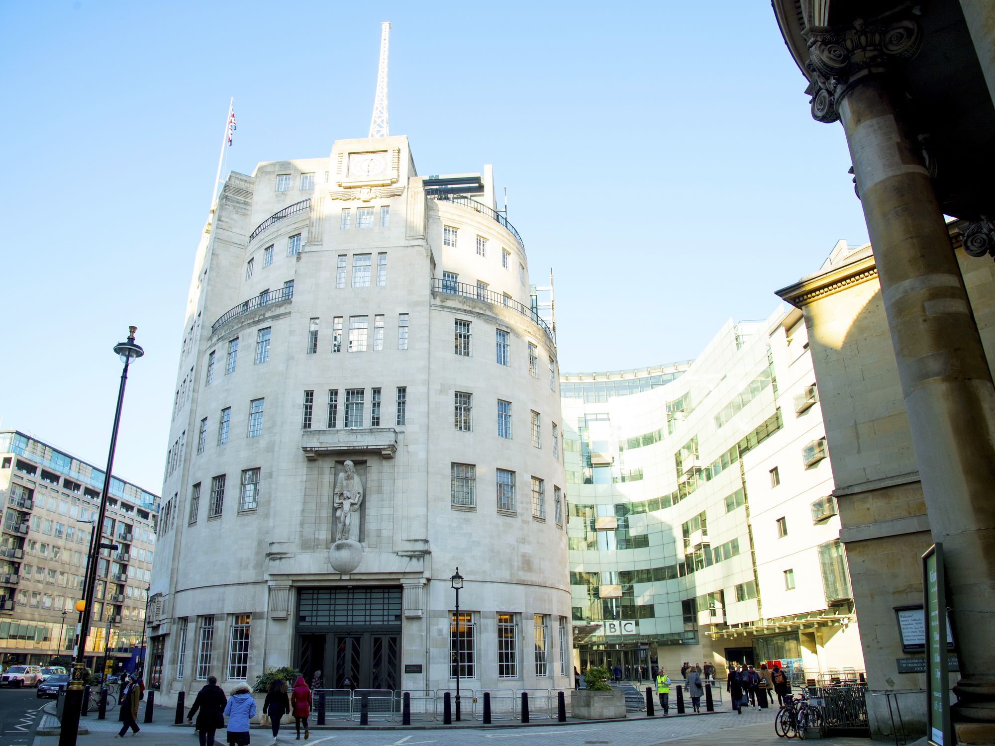 New Broadcasting House in central London