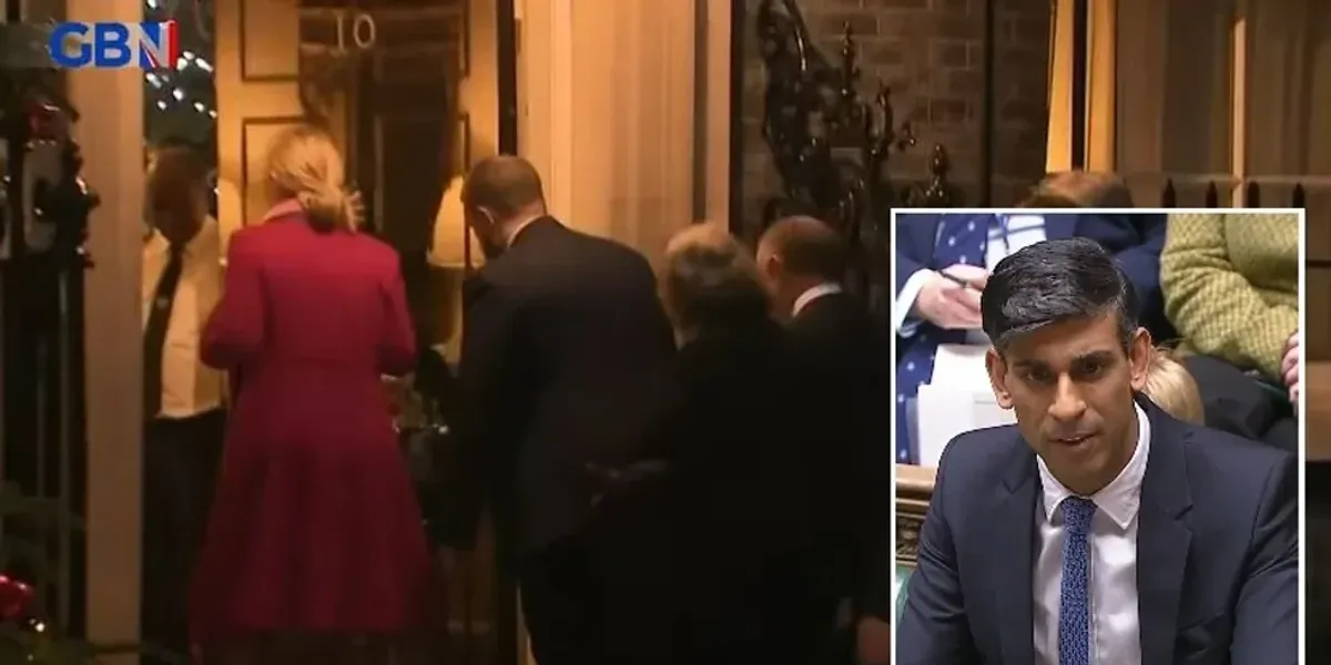 NextImg:Sunak in crucial last-minute talks with Tory MPs as he meets with powerful backbenchers who could sink his premiership