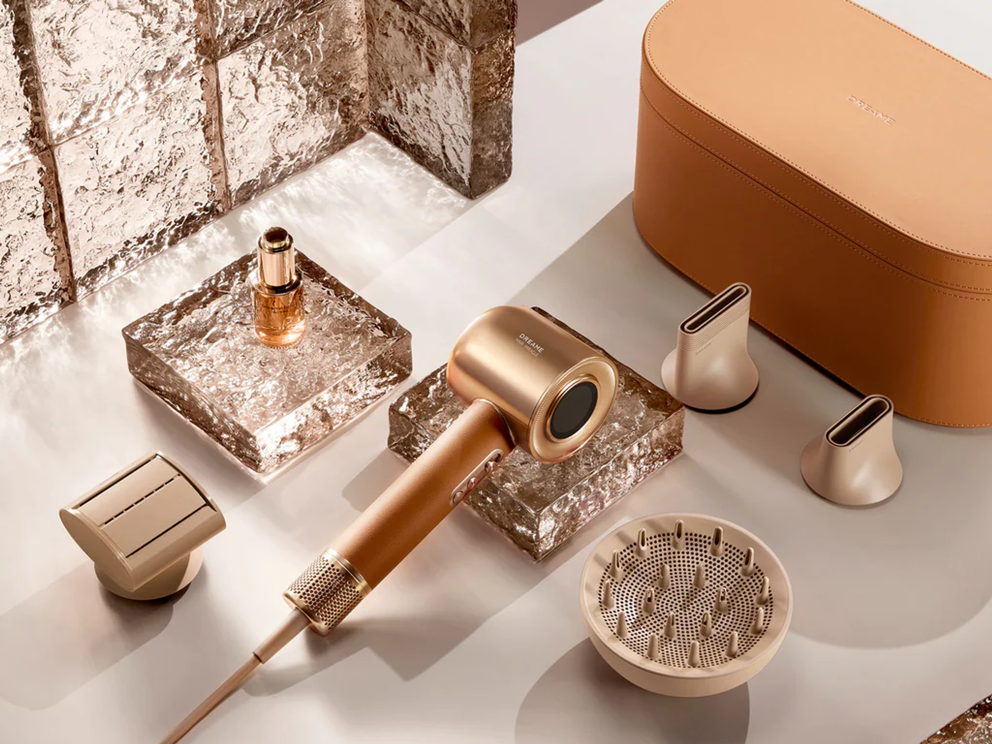 New Dreame Miracle Pro hair dryer with attachments