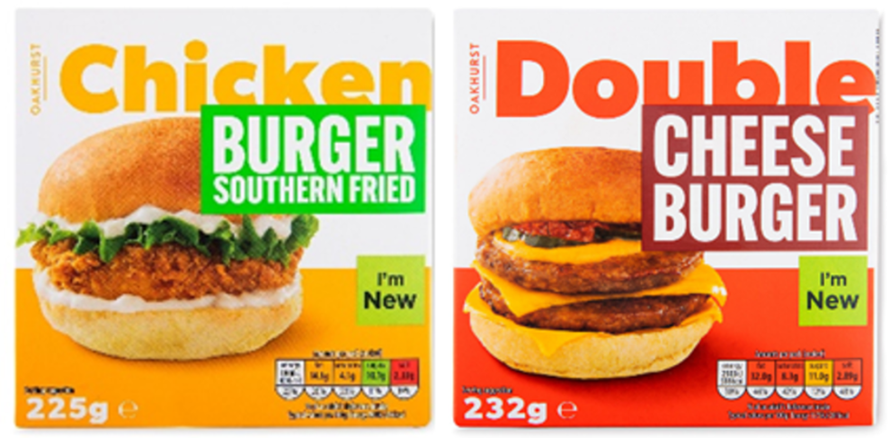 New fakeaway burgers