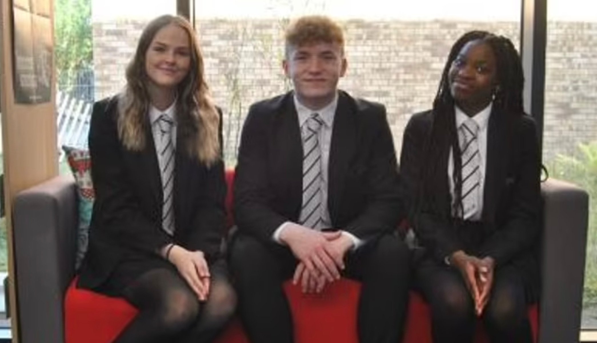 New Head Ambassadors Sophia Hughes, Ted Hodson-Fitton and Jemima Alasoudura