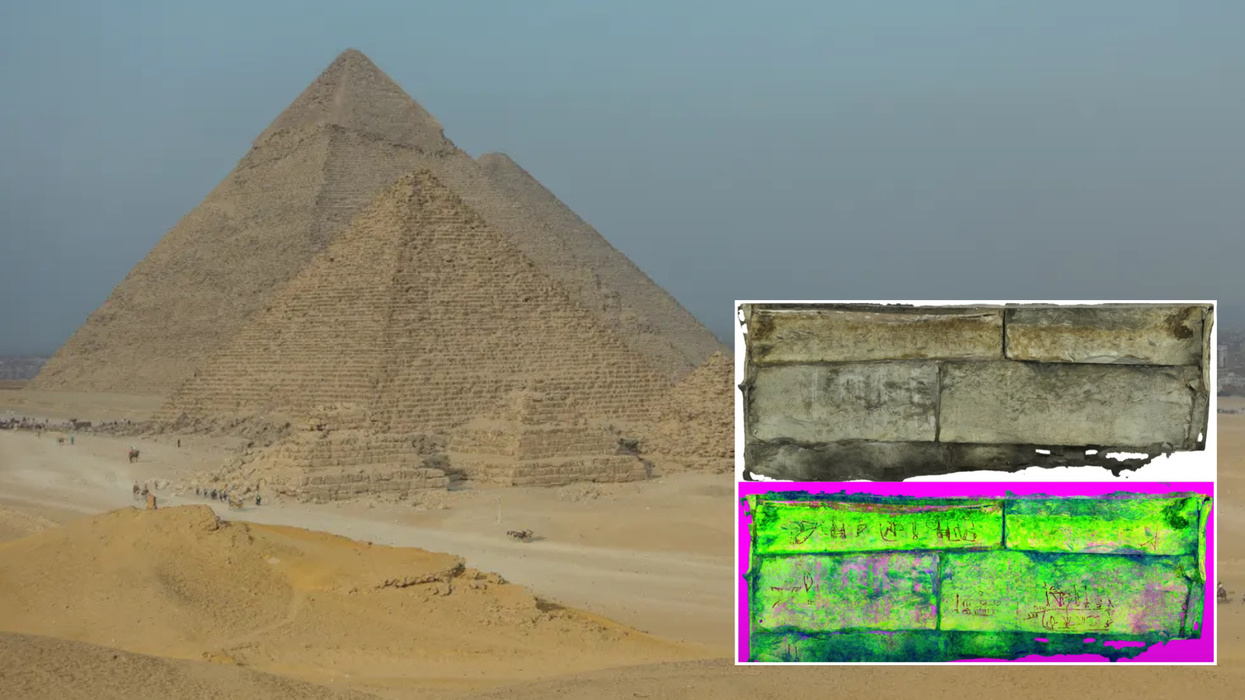 New inscriptions have been found in the Great Pyramid