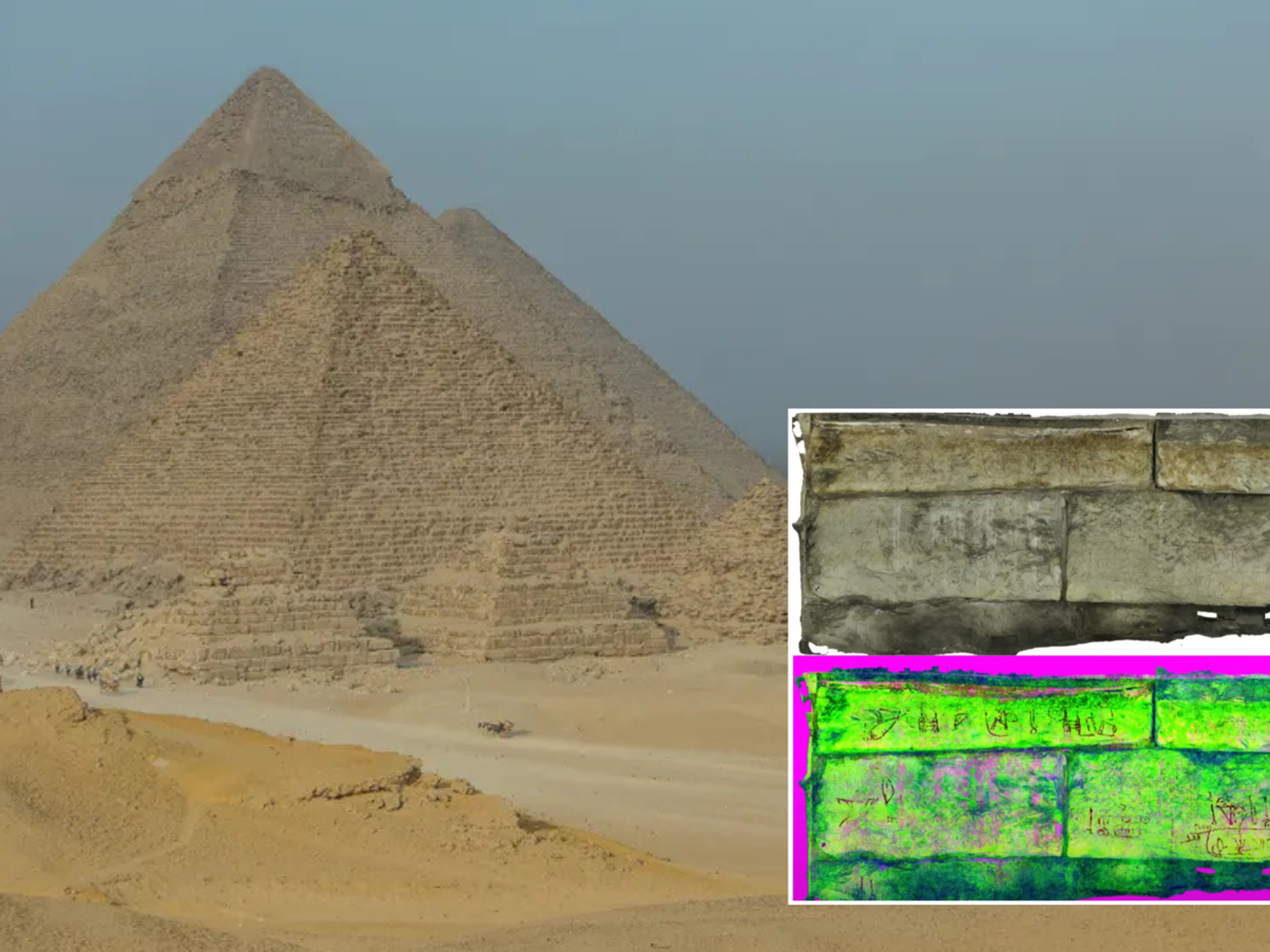 New inscriptions have been found in the Great Pyramid