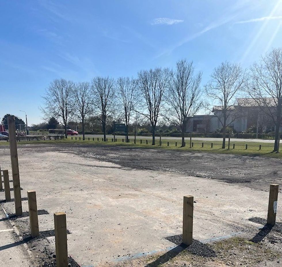 New motorhome parking space