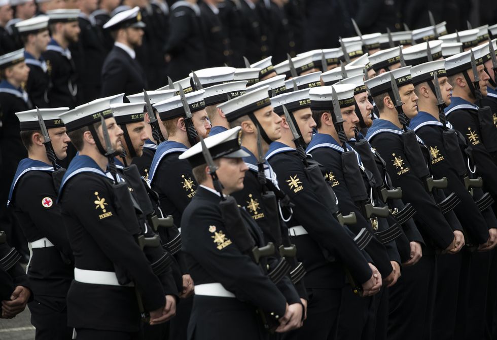 New naval recruits