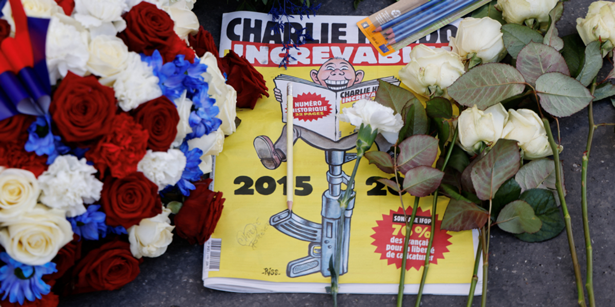 NextImg:Charlie Hebdo launches 'laugh at God' competition on 10th anniversary of terror attack that left 12 people dead