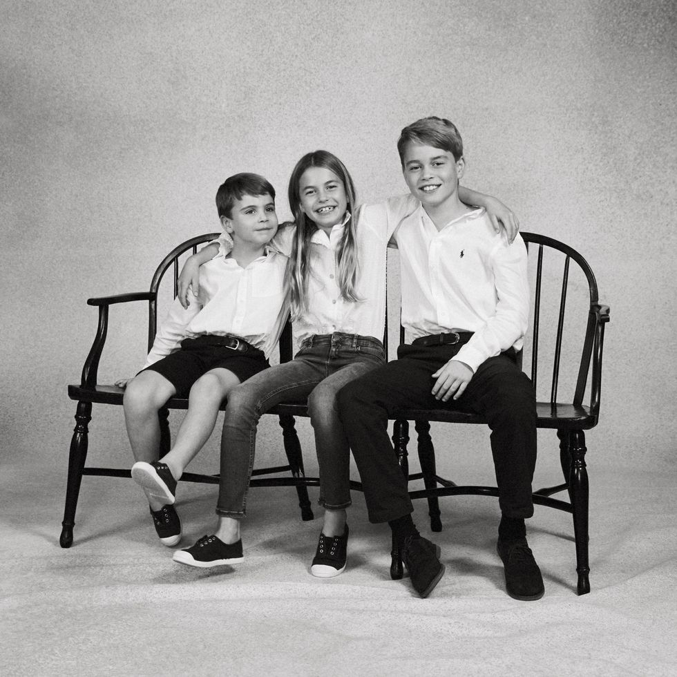 New photo of George, Charlotte and Louis released on Christmas Day