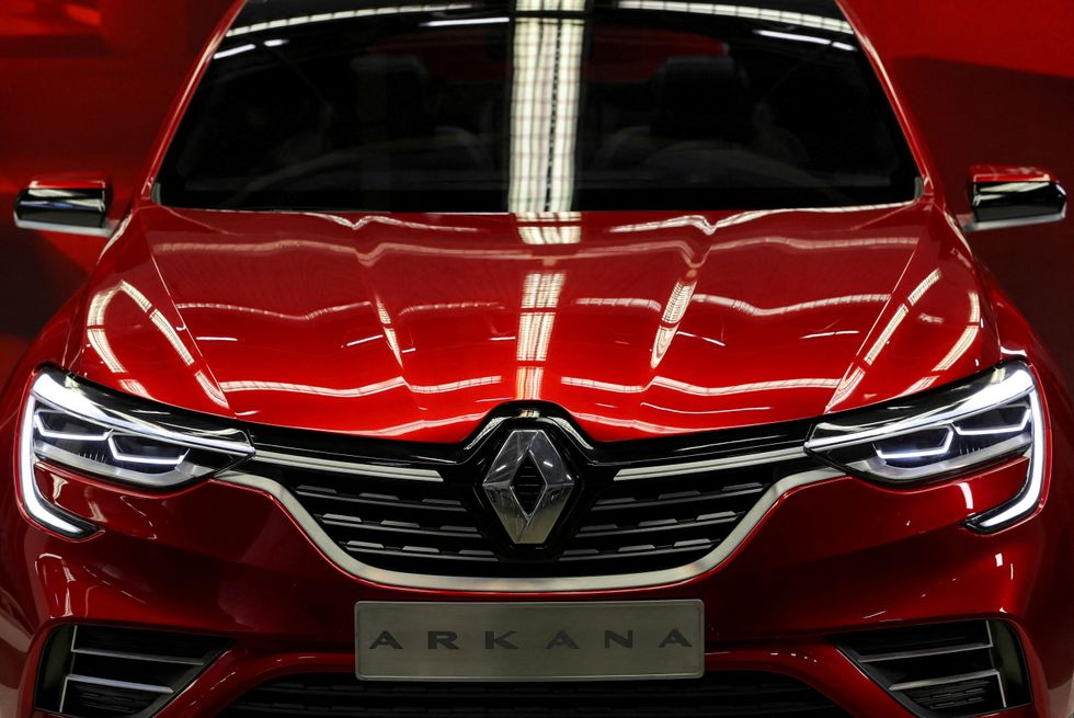 New Renault Arkana mid-size crossover is seen in a show room at Renault factory in Moscow, Russia April 11, 2019.  REUTERS/Evgenia Novozhenina